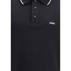 Amiri Black Cotton Polo T-Shirt