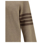 Thom Browne Brown Cotton Sweatshirt