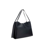 Ferragamo Black Calf Leather Bos Taurus Handbag