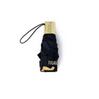 Alviero Martini Prima Classe Black Nylon Umbrella