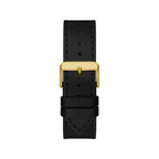 Guess Black Leather Bracelet Watch