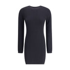 Balmain Black Viscose Casual Dress