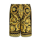 Versace Multicolor Silk Bermuda Shorts