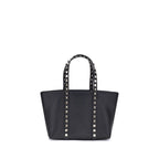Valentino Garavani Black Calf Leather Bos Taurus Shoulder Bag