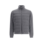 Herno Gray Wool Bomber