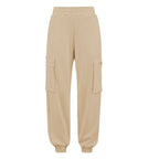 Hinnominate Beige Polyester Women Pants