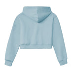 Hinnominate "Blue Cotton Women's Cropped Sweater"