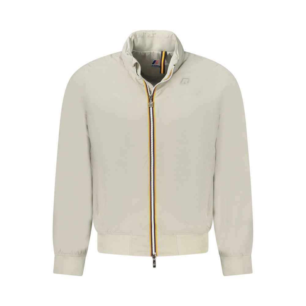 K-WAY Beige Nylon Men Jacket