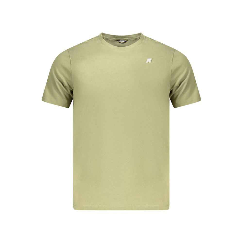 K-WAY Green Cotton Men T-Shirt