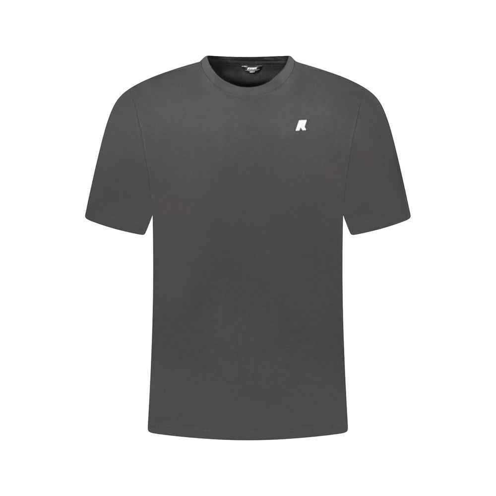 K-WAY Black Cotton Men T-Shirt