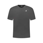 K-WAY Black Cotton Men T-Shirt