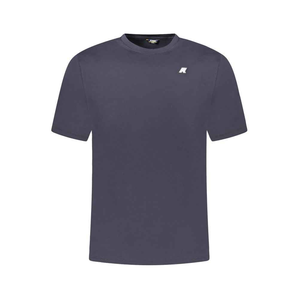 K-WAY Blue Cotton Men T-Shirt
