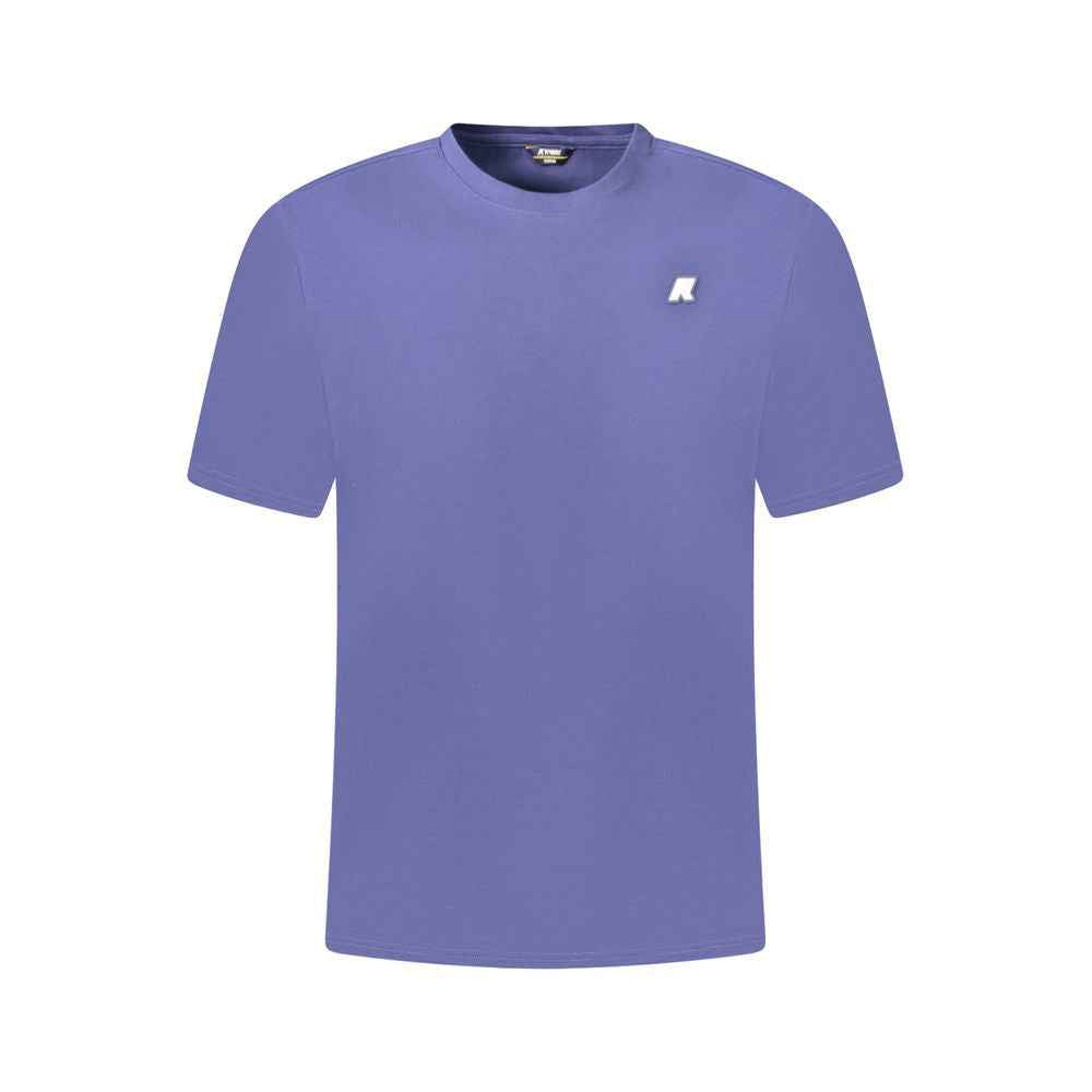 K-WAY Blue Cotton Men T-Shirt