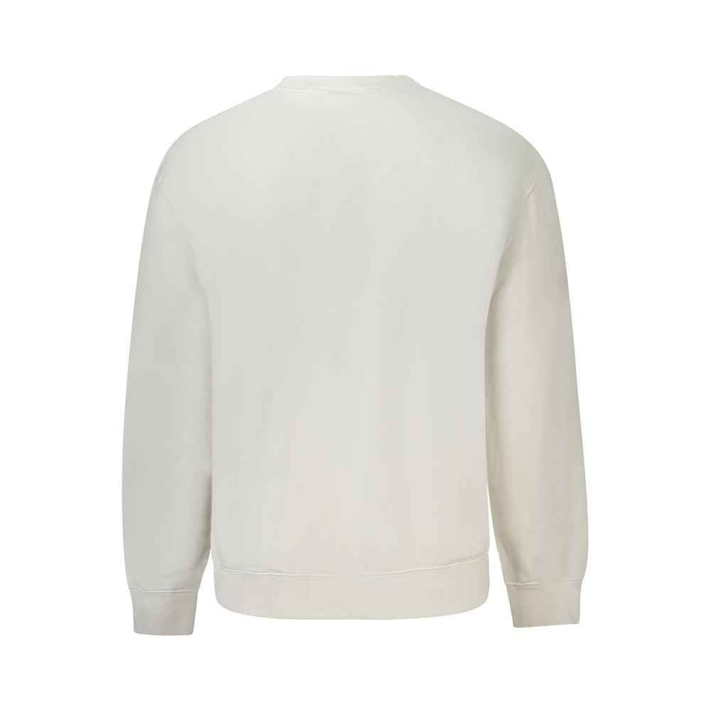 Calvin Klein White Cotton Men Sweater