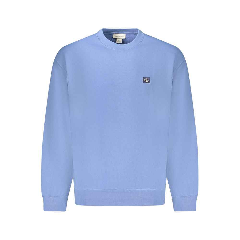 Calvin Klein Blue Cotton Men Sweater