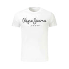 Pepe Jeans White Cotton Men TShirt