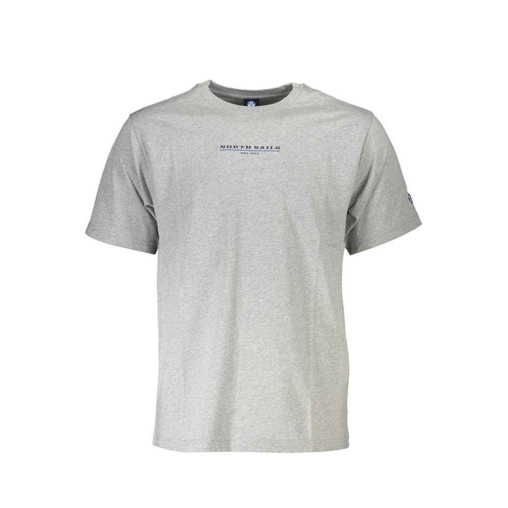 North Sails Gray Cotton T-Shirt