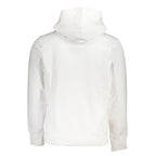 Calvin Klein White Cotton Men Sweater with Hood