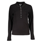 Tommy Hilfiger Black Cotton Polo Shirt