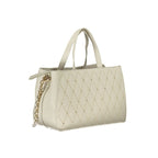 Mario Valentino White Polyethylene Handbag