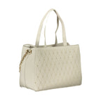 Mario Valentino White Polyethylene Handbag