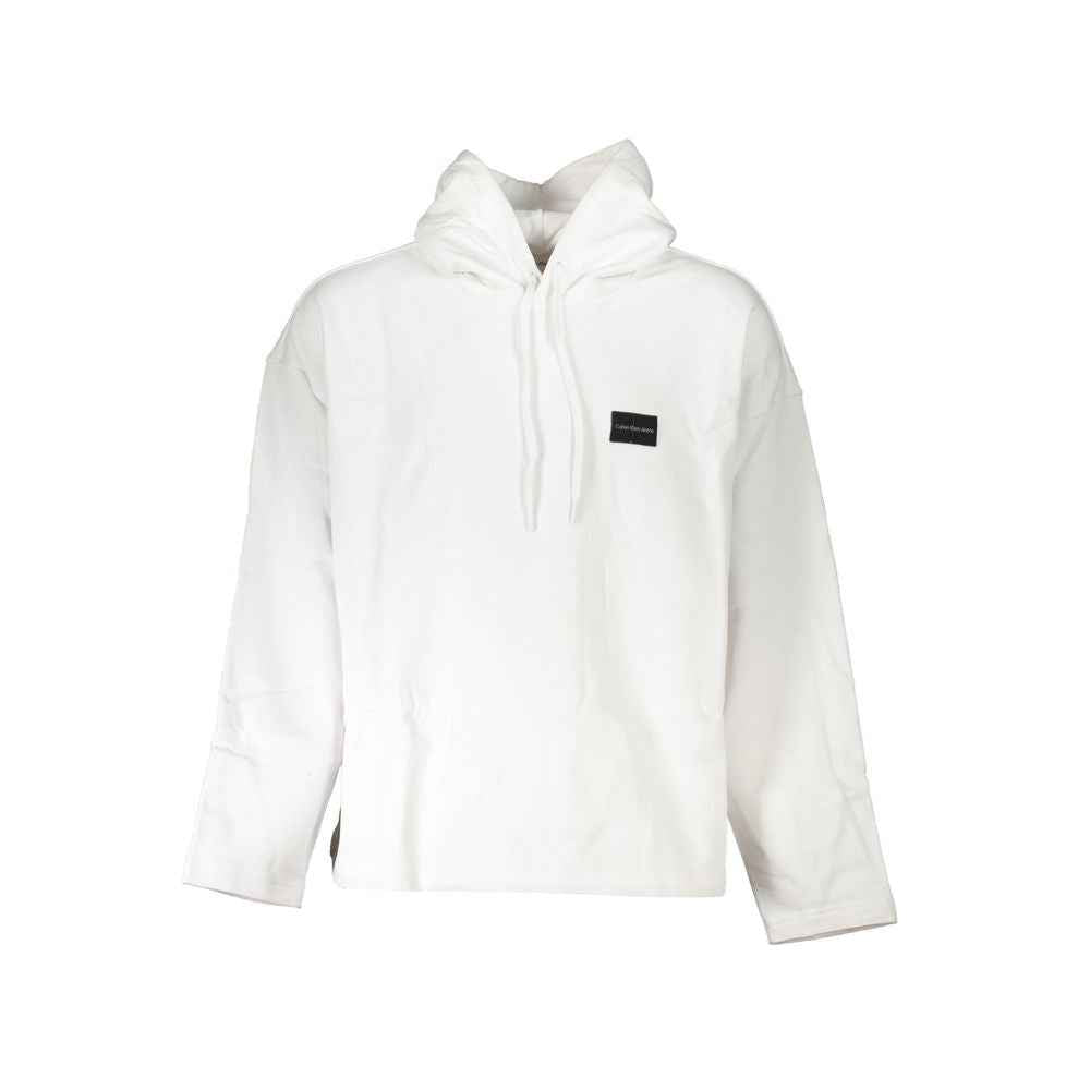 Calvin Klein White Cotton Men Sweater