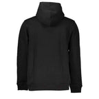 Tommy Hilfiger Black Cotton Men Sweater with Hood