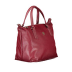 Tommy Hilfiger Red Polyester Handbag
