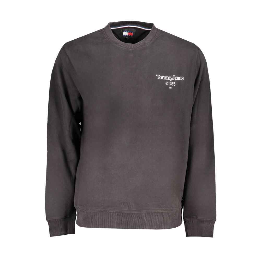 Tommy Hilfiger Black Cotton Men Sweater