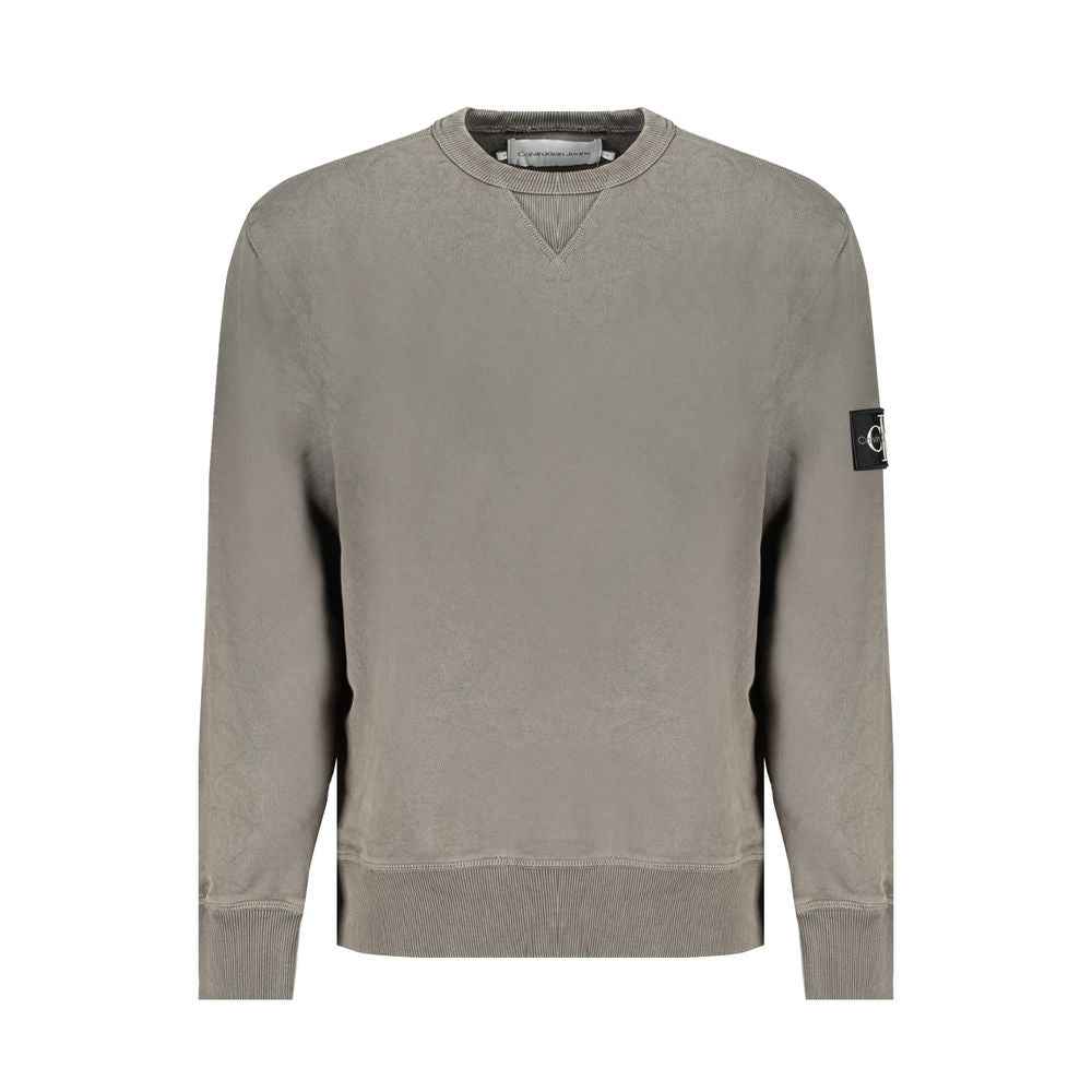 Calvin Klein Green Cotton Men Sweater