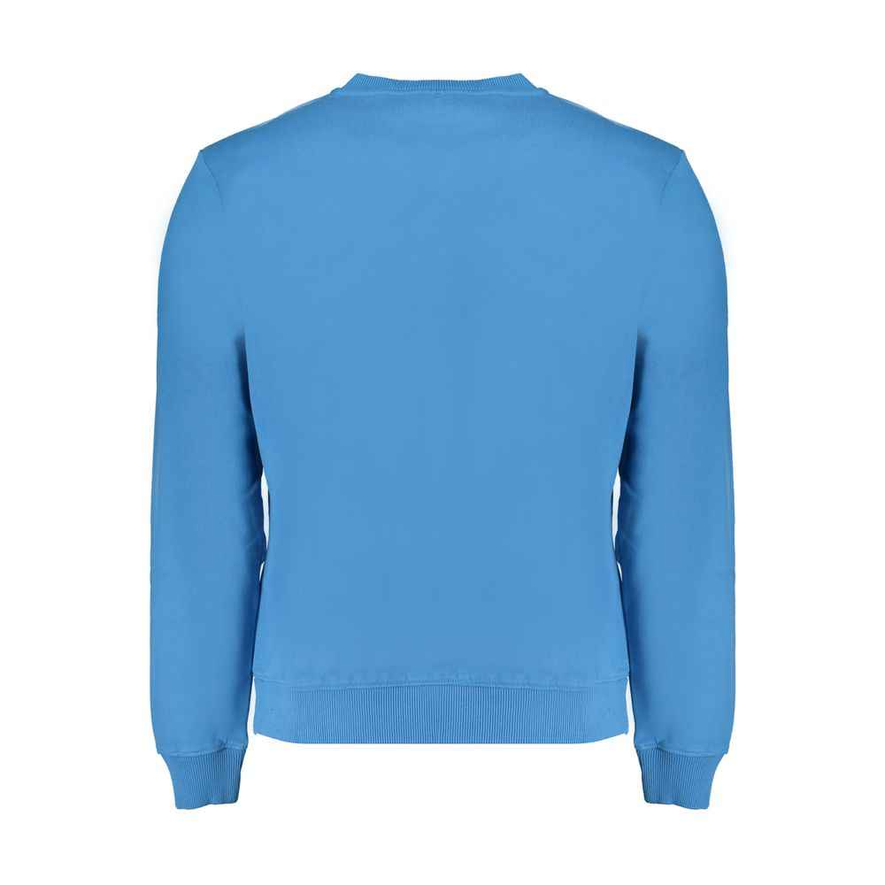 Napapijri Blue Cotton Men Sweater