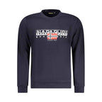 Napapijri Blue Cotton Men Sweater