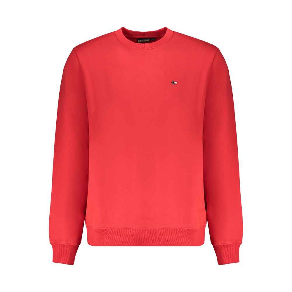 Napapijri Red Organic Cotton Men Sweater