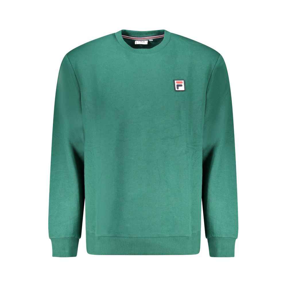 Fila Green Cotton Men Sweater