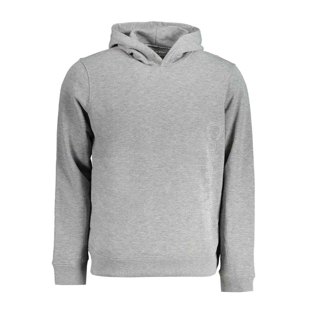 Calvin Klein Gray Polyester Men Sweater