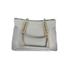 Mario Valentino Gray Polyethylene Handbag