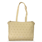 Mario Valentino Beige Polyester Handbag