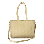Mario Valentino Beige Polyester Handbag