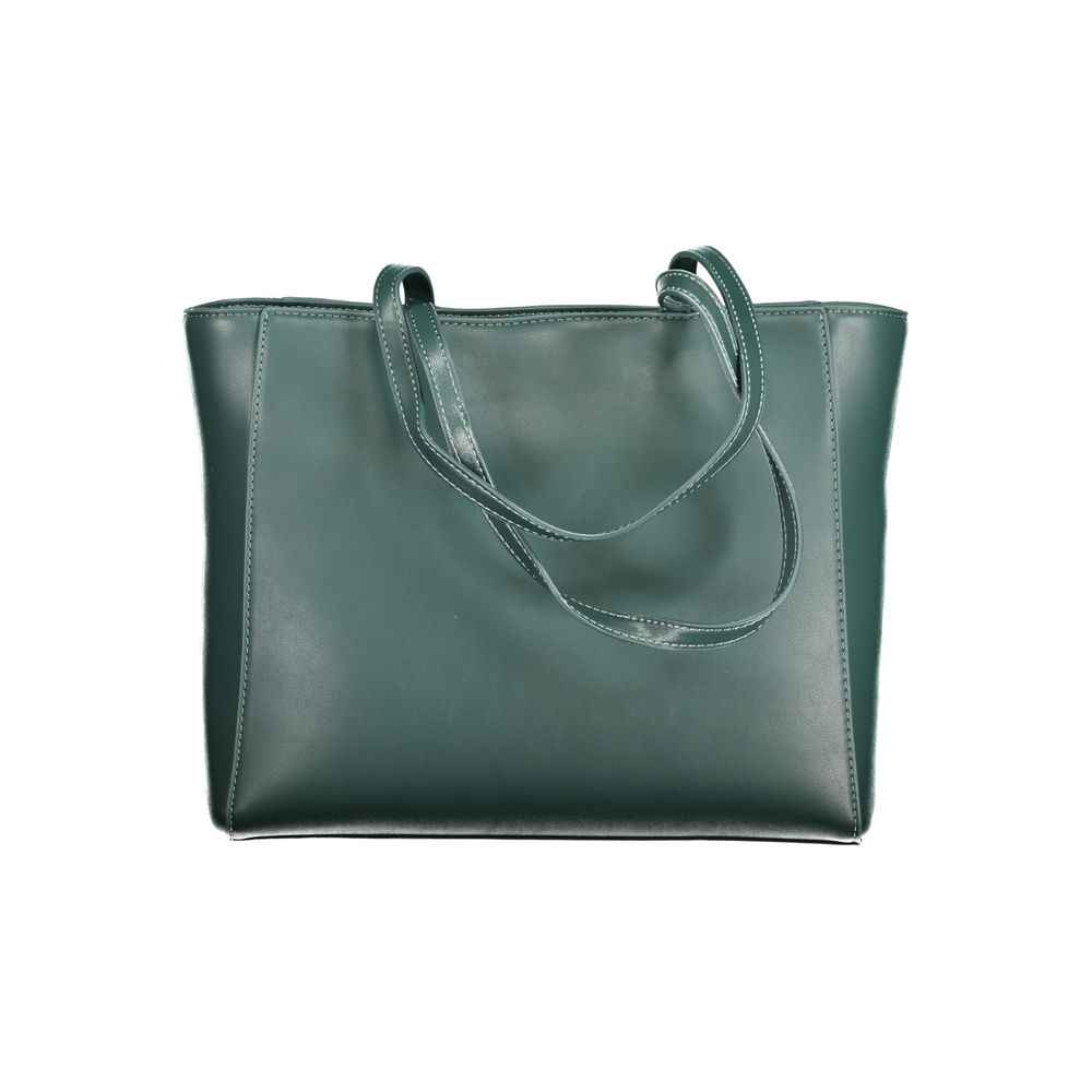 Mario Valentino Green Polyethylene Handbag