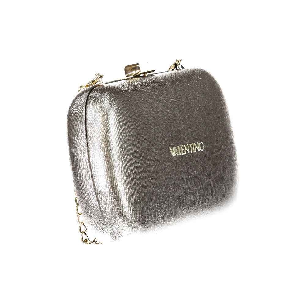 Mario Valentino Gray Polyethylene Handbag
