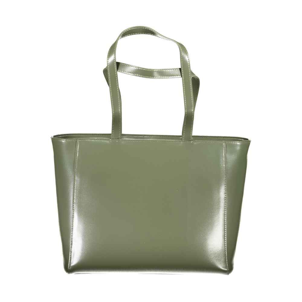 Mario Valentino Green Polyethylene Handbag