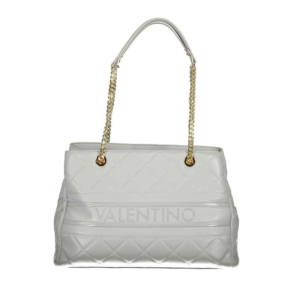 Mario Valentino Gray Polyethylene Handbag