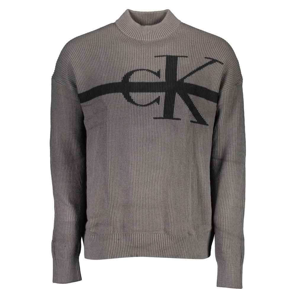 Calvin Klein Gray Cotton Sweater
