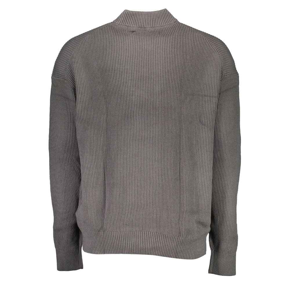 Calvin Klein Gray Cotton Sweater