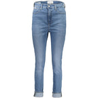 Calvin Klein Blue Cotton Women Jeans