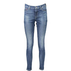 Tommy Hilfiger Blue Cotton Women's Skinny Jean