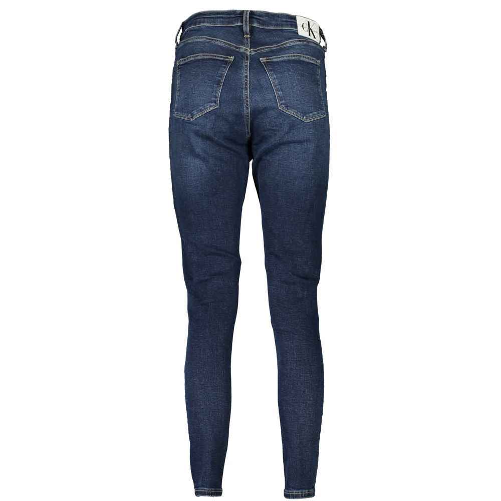 Calvin Klein Blue Cotton Women's Skinny Ankle Jean