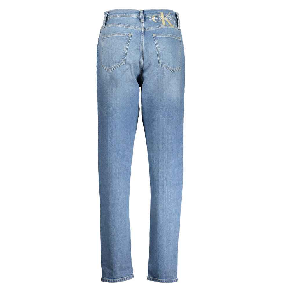 Calvin Klein Blue Cotton Women Jeans