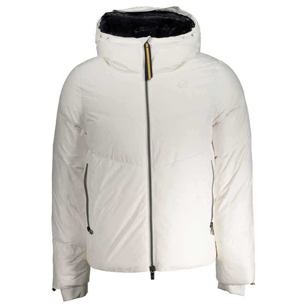 K-WAY White Polyester Men Jacket