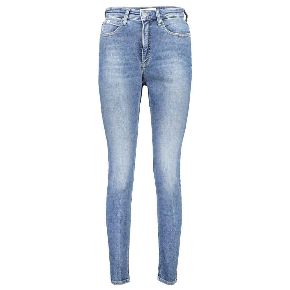 Calvin Klein Blue Cotton Women Jeans